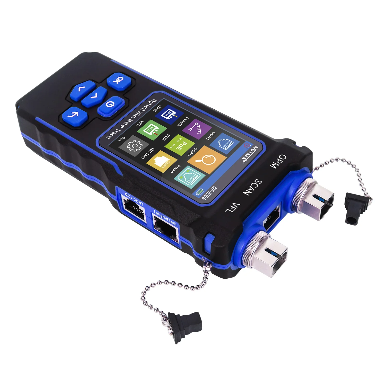 NF-8508 Network Cable Tester Network Tools Optical Wire Meter Tracer line Finder Wire Tracker PoE Checker Optical Meter