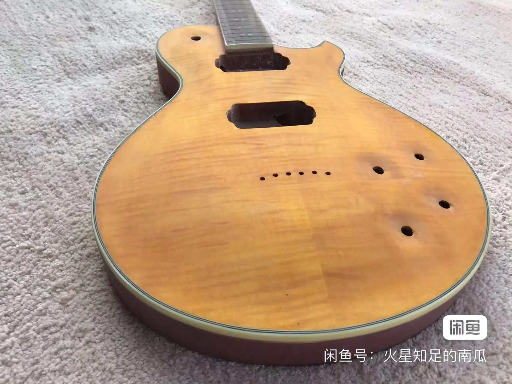 DIY (Not New) MK Custom 6 Strings Electric Guitar without Hardwares in