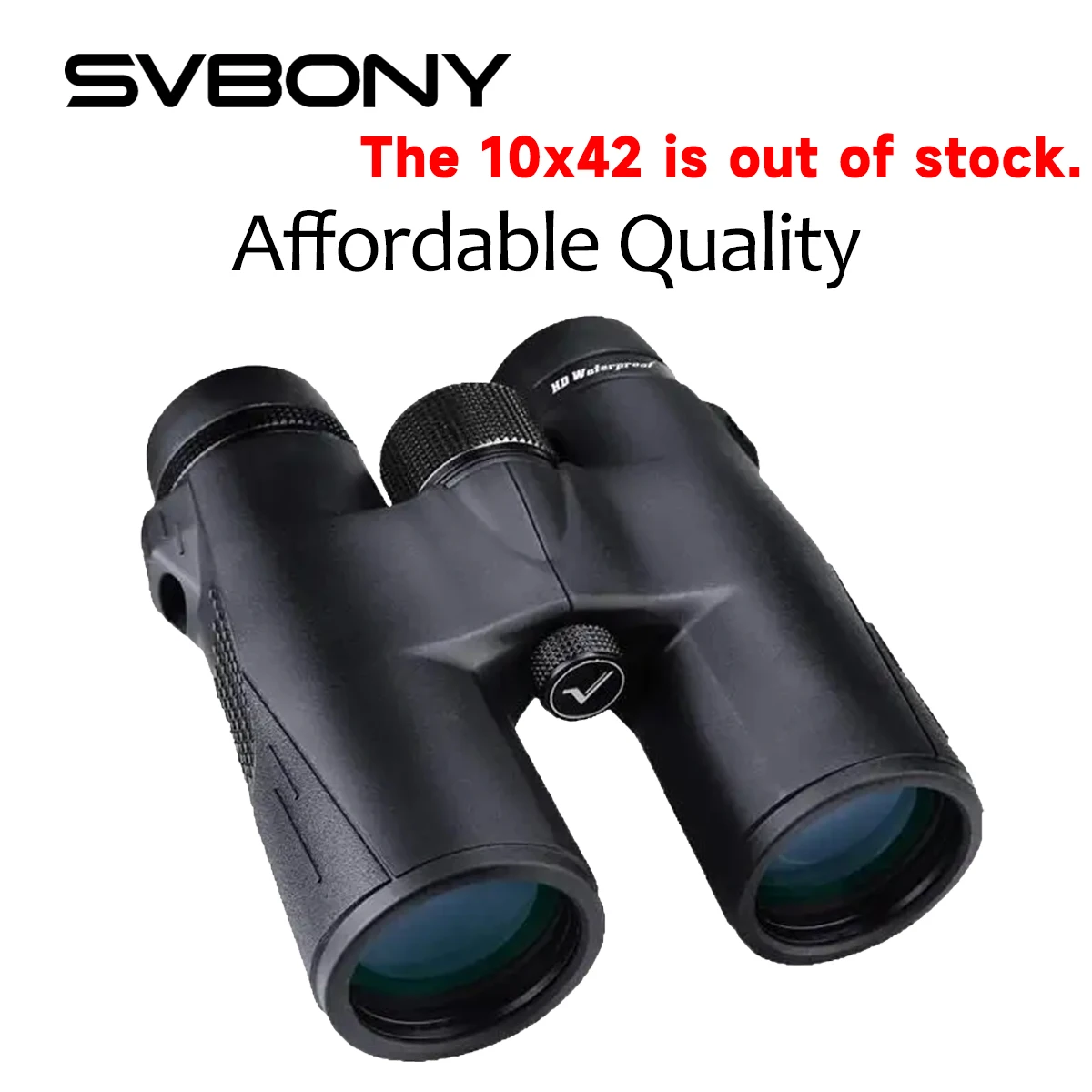 Svbony SV47 Binoculars 8x42/10x42 HD Waterproof BirdWatching Moncular Telescope for Adults FMC Bak4 Prism for Hunting Camping