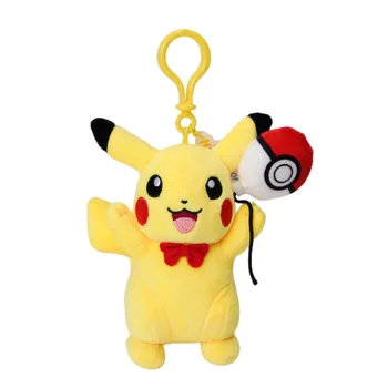 New Pikachu Cute Doll Plush Doll Keychain Accessories Cartoon Kawaii Pendant Exquisite Small Gift Girls Bags Decoration 5