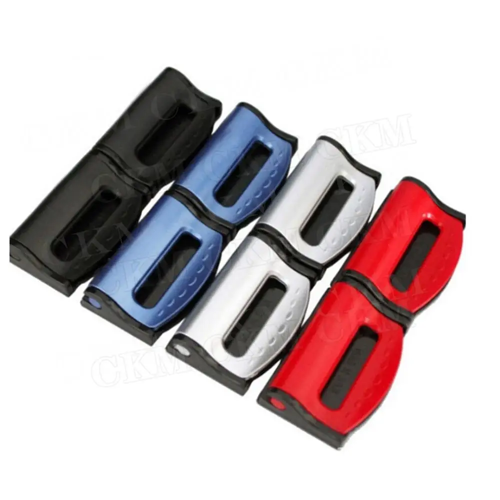 Seat Belt Clip 2PCS Car Safety Seat Belt Buckle Clip Seatbelt Stopper Adjuster To Relax Shoulder Neck