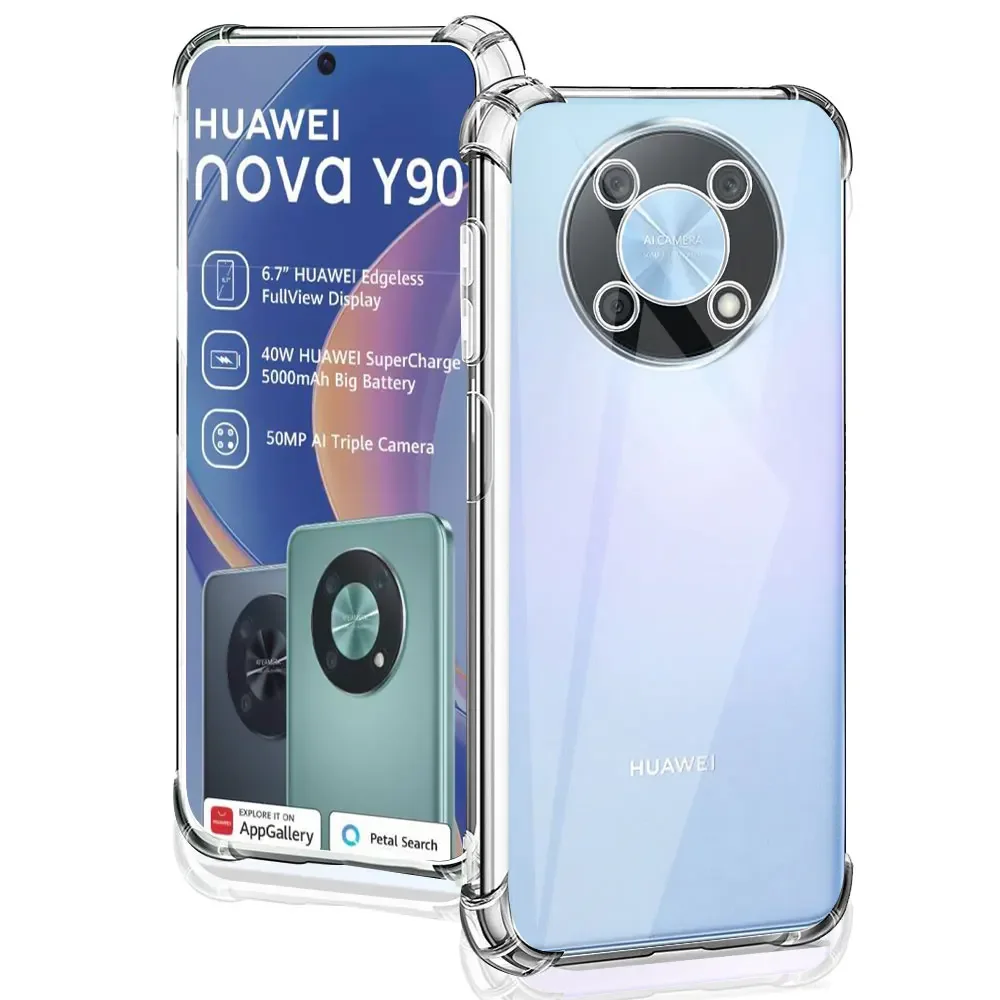 Sleek Silicone Soft Shockproof Transparent Cover - Clear Protective Case Fit