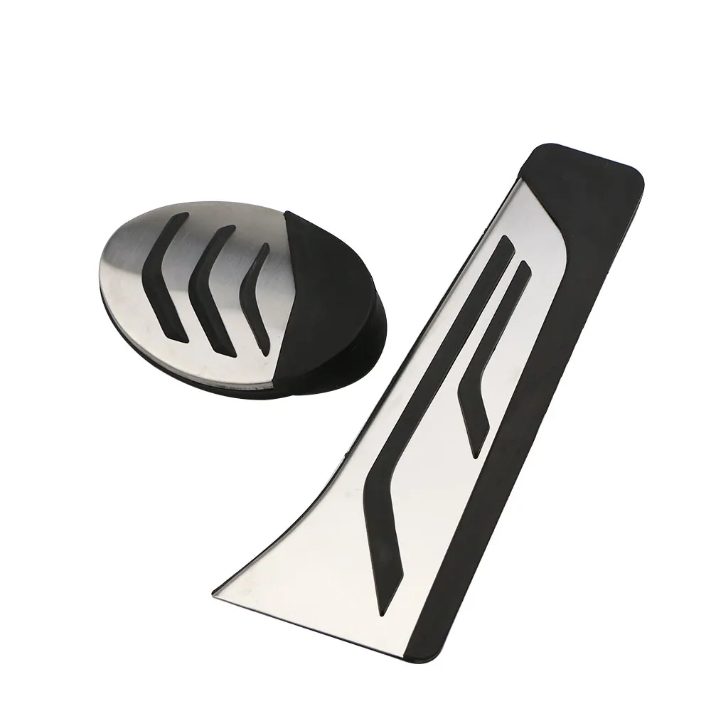 Color My Life Car AT Auto Accelerator Pedals Foot Rest Pedal Cover for BMW X1 F48 2-series Touring 218i 220i 220d 225xe LHD
