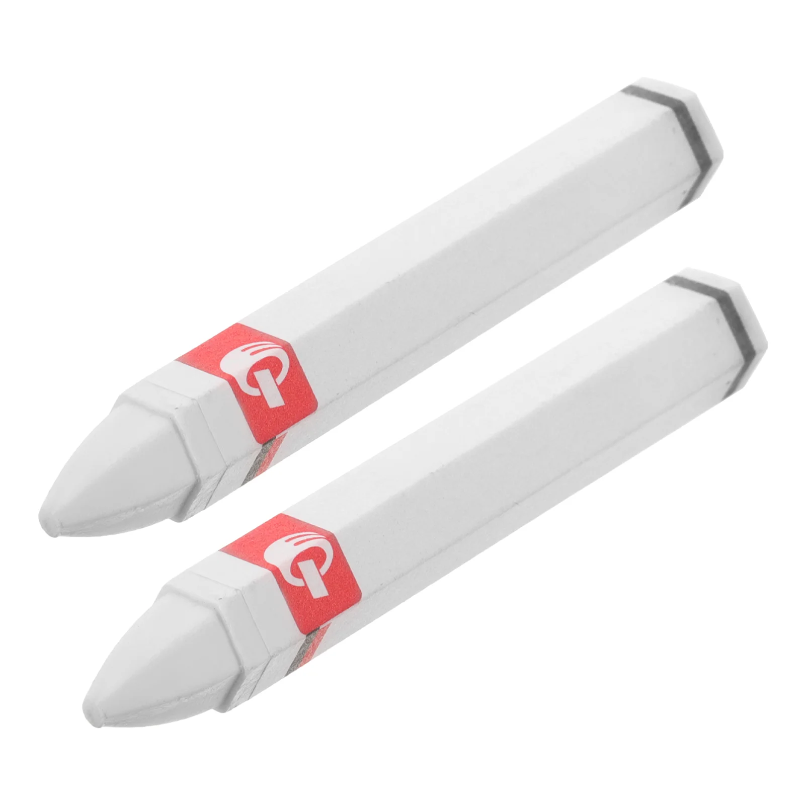 2 pcs שעווה עיפרון צמיג סמן סימון רכב מספק תיקון צבע לבן