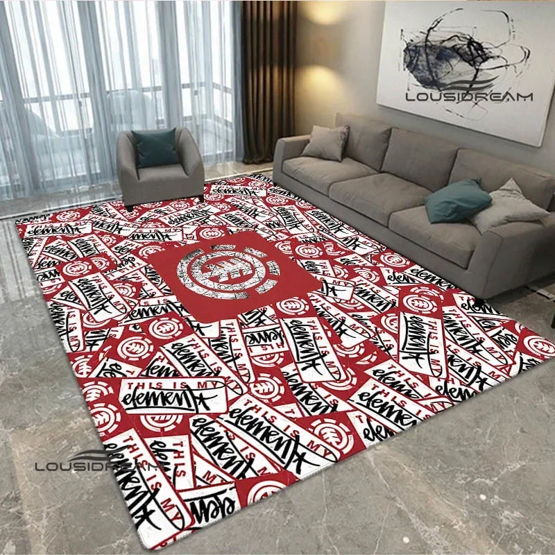 3D E-Element skateboard printed carpet non-slip carpet bedroom decor outdoor rug Yoga mat bedroom decoration birthday gift