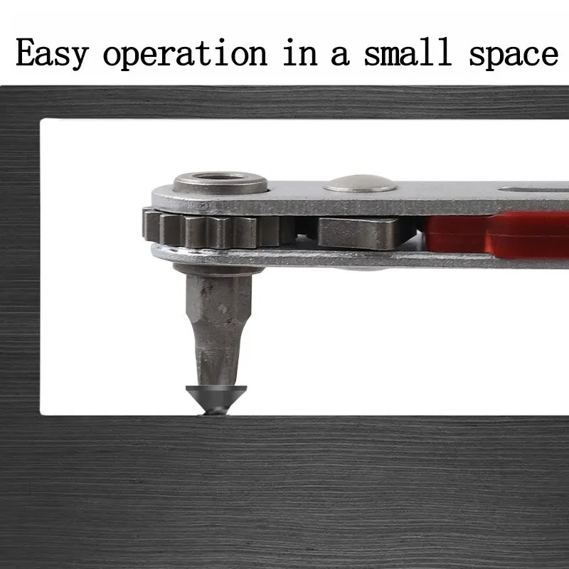 Multifunctional Bidirectional Forward and Reverse Ratchet Screwdriver Elbow Flat Head Wrench Cross Screwdriver Slotted Tool 4