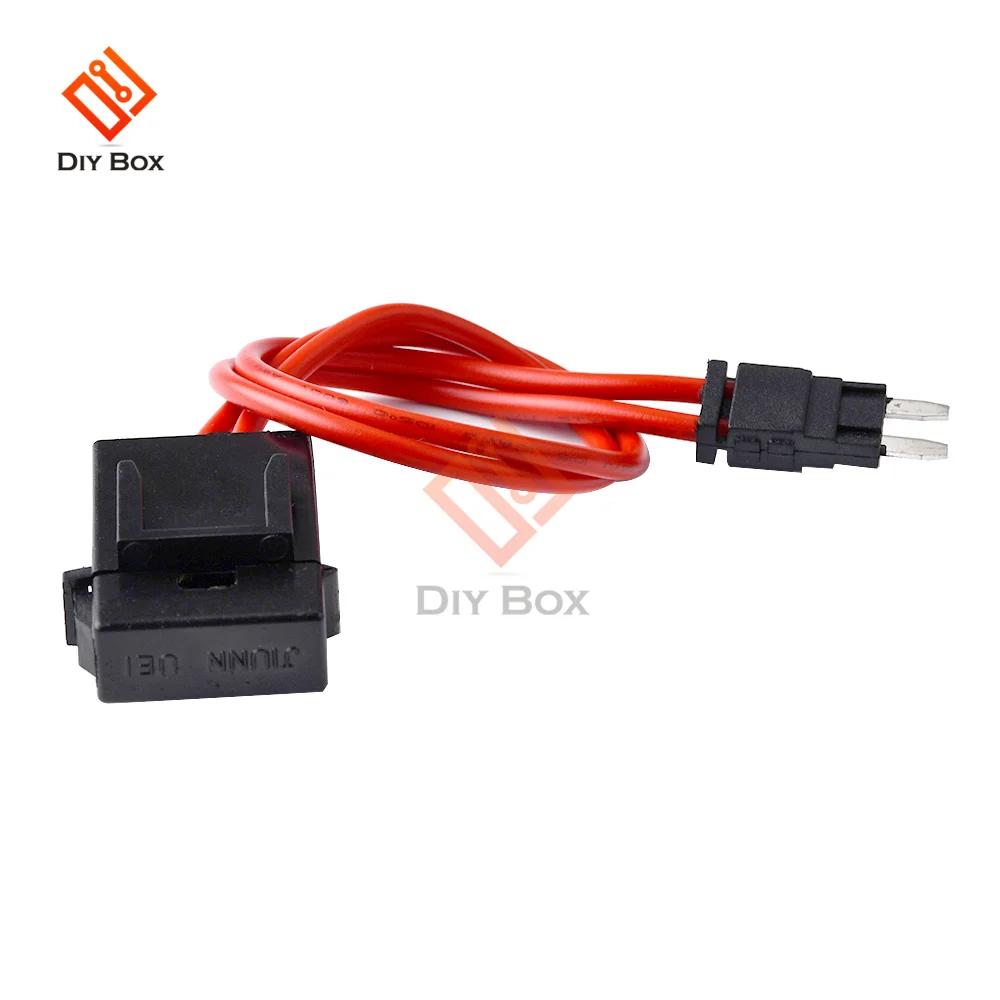 Cables De Extensión Para Portafusibles De Coche - 2 Unidades, 23 Cm, 16 AWG, 32V/5A, Para Modificaciones Eléctricas