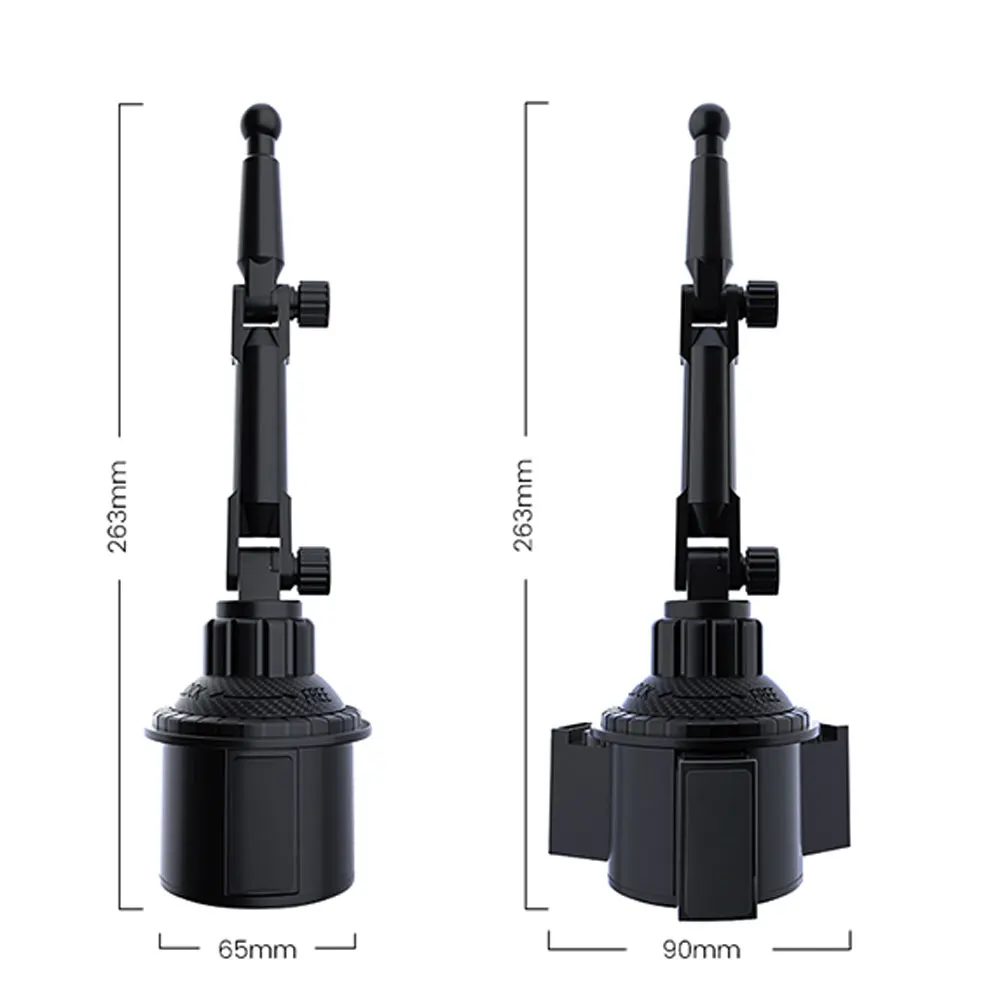 حامل الكأس المغناطيسي للهاتف جبل مرن معقوفة الذراع...