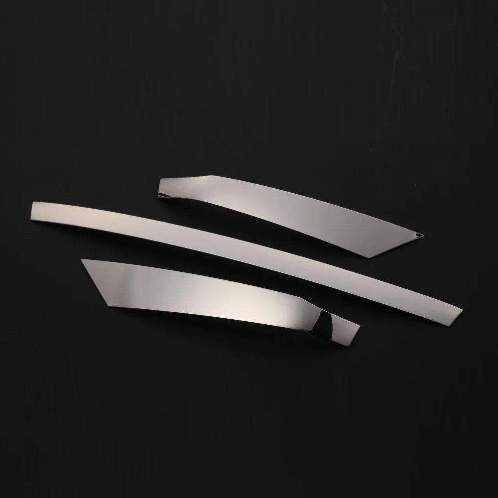 SUS304 Stainless Steel Front Bumper Lip Molding Garnish Trim Cover Lower For Toyota C-HR