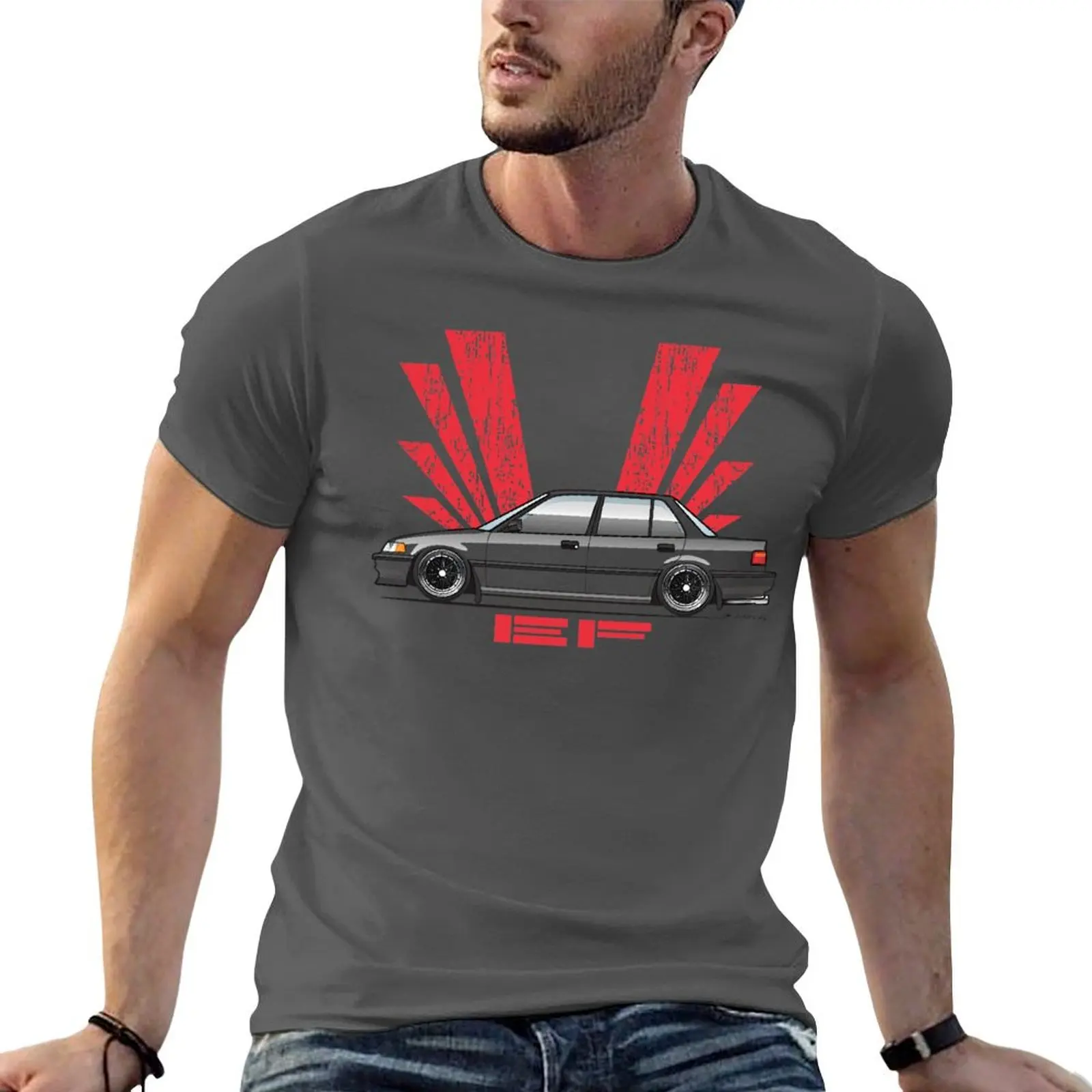 

EF Sedan Multi-Color Body option T-shirt tees tops summer tops big and tall t shirts for men