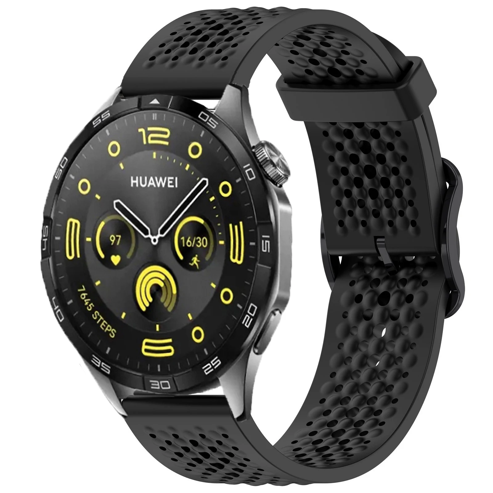 Liquid Silicone Sport Watch Strap - Universal 22mm/20mm Replacement Band