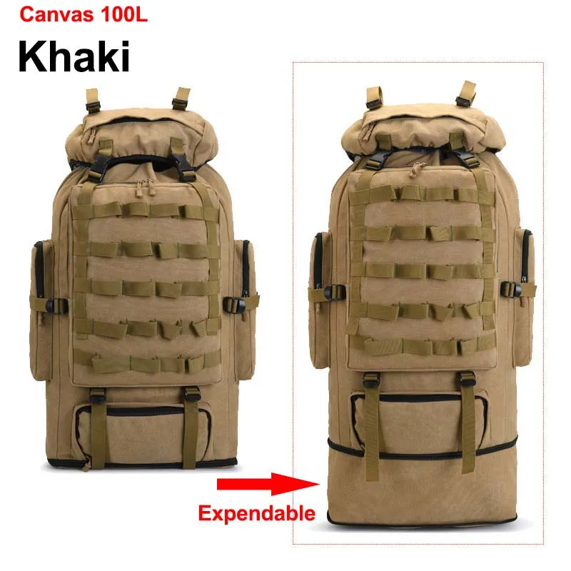 Details about   Tactical Travel Backpack Large Capacity Sports Gym Solid Rucksack Shoulder Bag 
