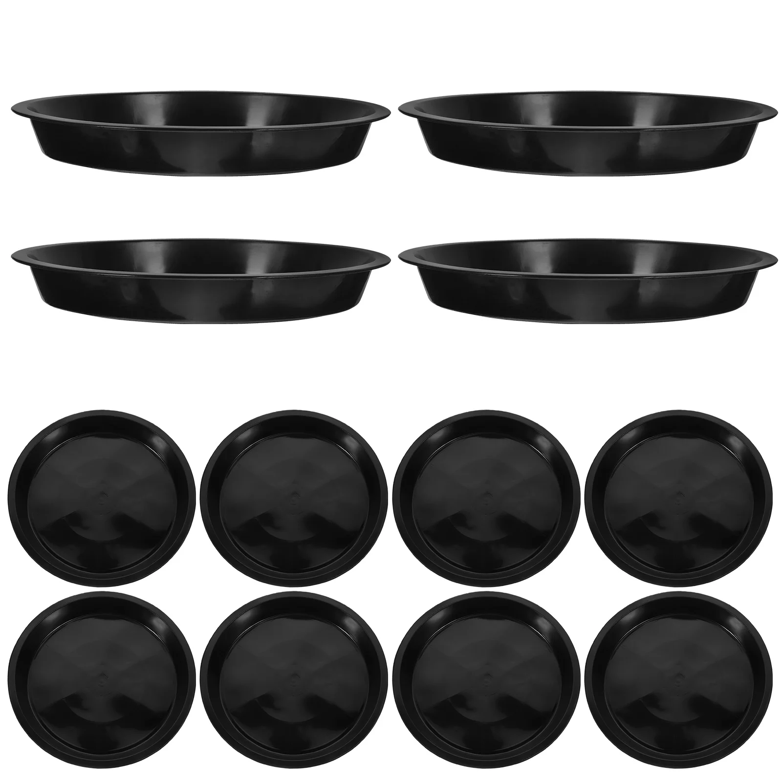 

25pcs Plastic Plant Pot Saucer Round Plastic Plant Trays Drip Trays for Potted Plants Planter Saucers
