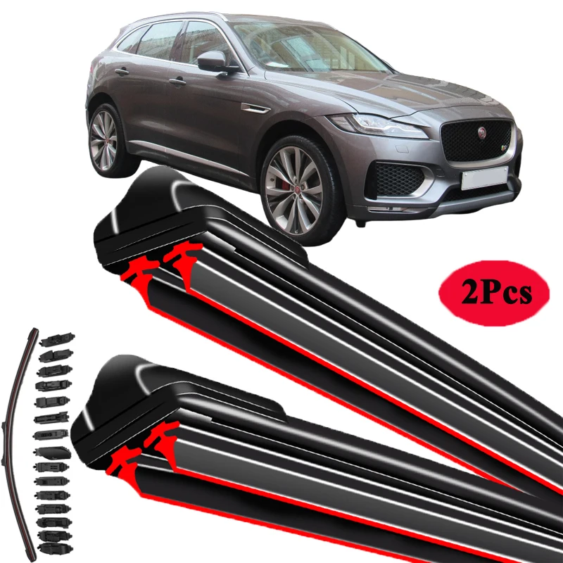 Glossy Black For Jaguar XF X260 XE X760 2015 2016-2023 Polished Pillar Posts Car Window Trim Cover BC Column Stickers