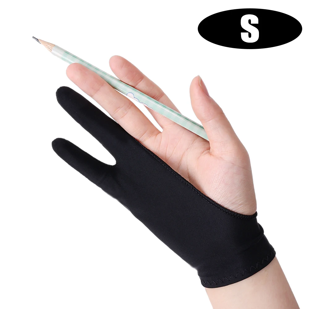 Glove For Drawing Tablet Artist Gloves For Drawing Tablet Drawing Tablet  Glove Two Finger Smooth Elasticity For Stylus Pen - AliExpress