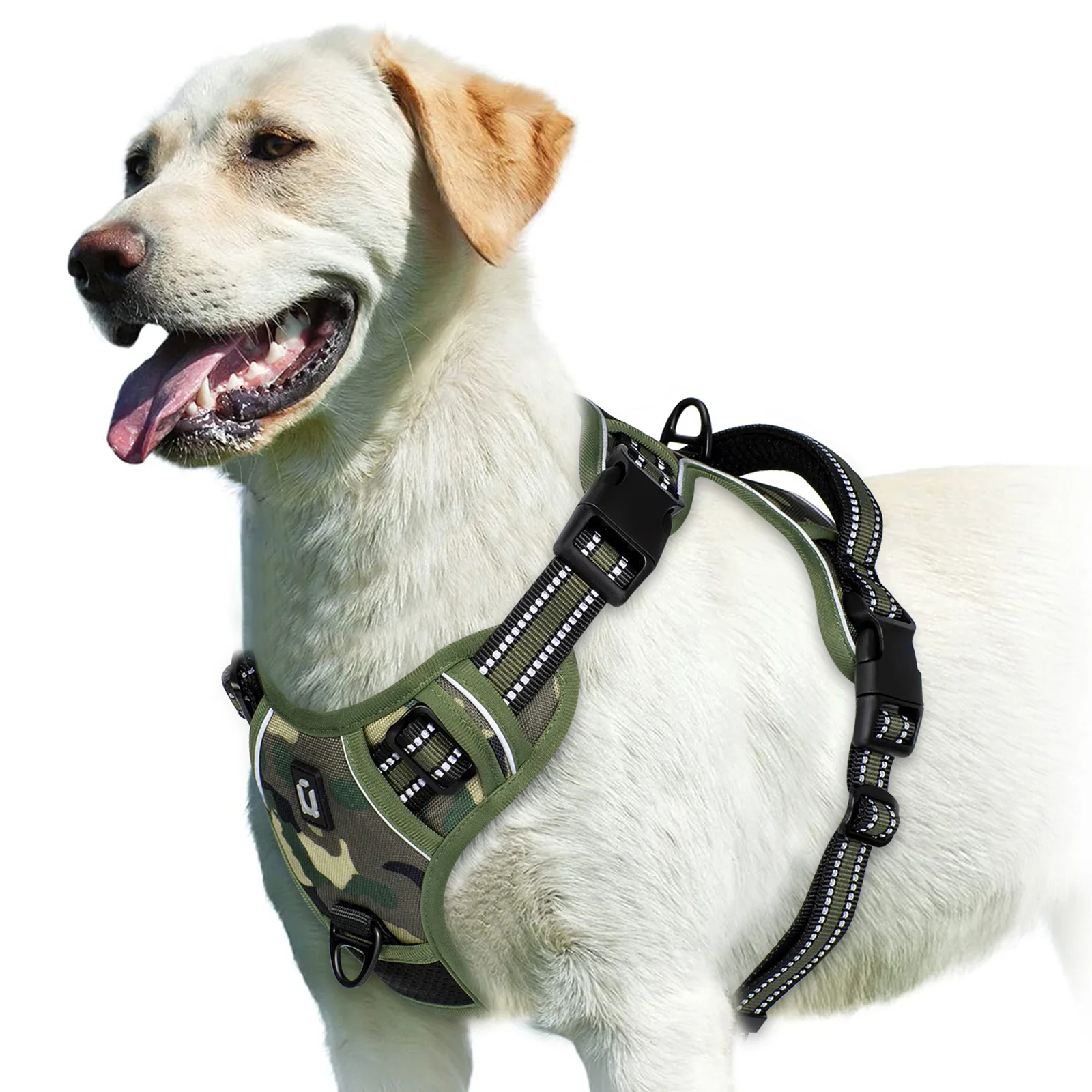 Comfort-Fit Adjustable Dog Harness with Control Handle