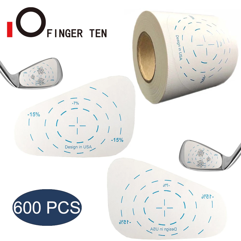 Left Right Handed Golf Impact Tape Iron Golfer Labels Oversized Swing Training Ball Hitting Refill Tool Drop Shipping