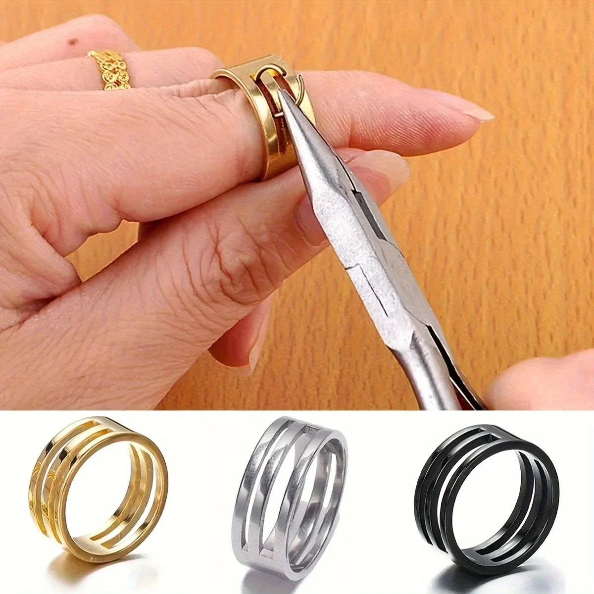 1pc-Copper jump ring discovery opening/closing tool, used for jewelry making tools