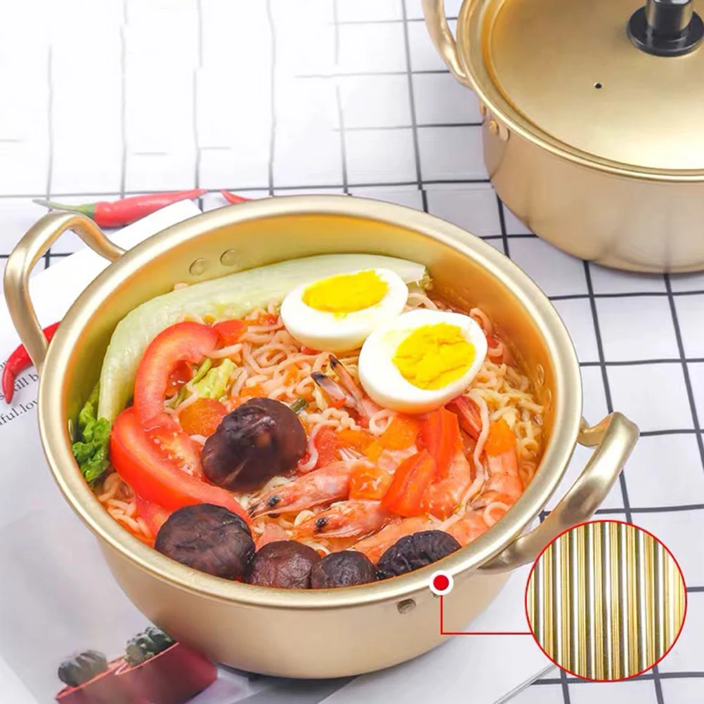 Nonstick Cookware Korean Noodle Pot Steamer Cooking Stainless Steel