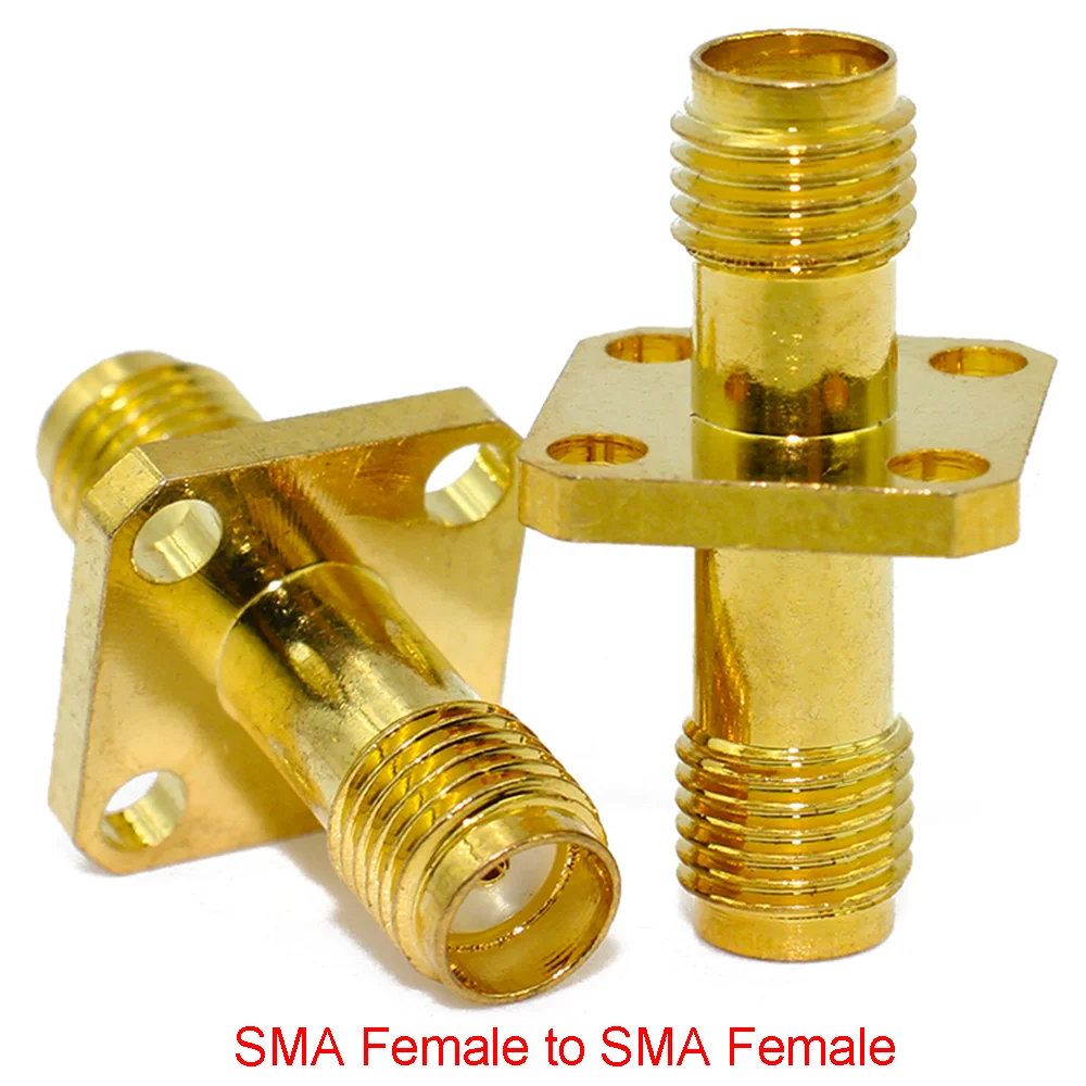 Wire Connectors SMA to SMA RP-SMA to SMA RPSMA Male Plug Female Jack Slide-on Straight RF Coax Adapter Connector