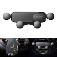 Universal Gravity Car Phone Holder Automotive GPS Navigation Mobile Phone Stand Air Vent Mount Support For iPhone Huawei Realme