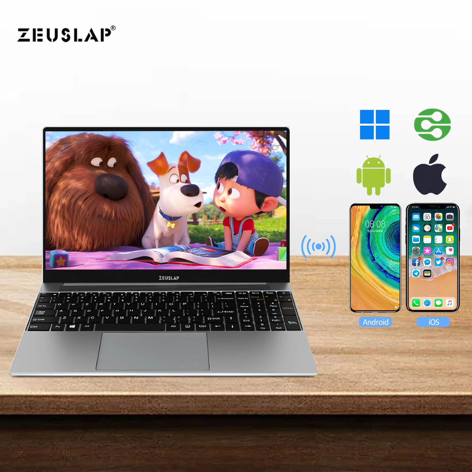 ZEUSLAP Ű  콺  ͸  ޴ ġ , Ŭ PC  ġ PS5 Ｚ DEX, 15.6 ġ