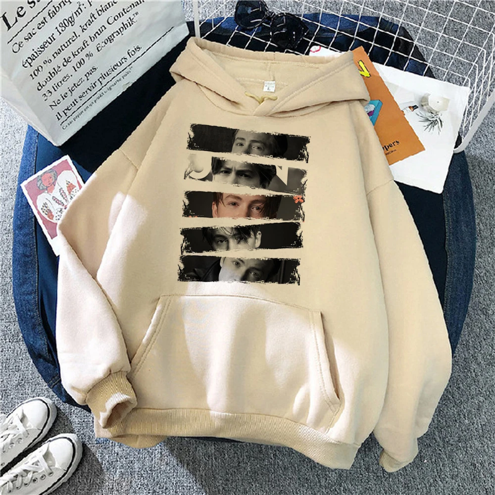 

Kit Connor hoodie wanita Jepang Kawaii 90s menarik tudung anime wanita