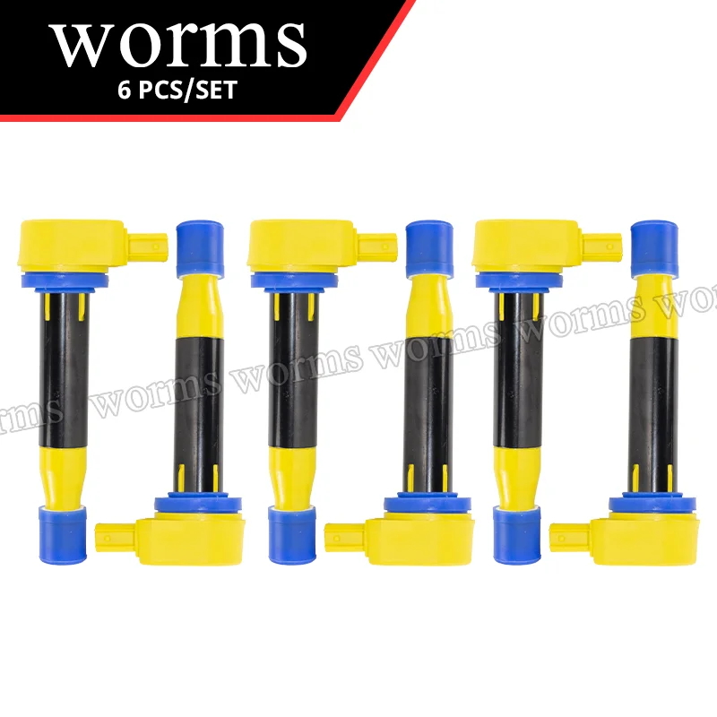 

Worms Racing Ignition Coil Pack High Performance 6Pcs For Honda Odyssey Accord Acura TL CL 3.0L bobine allumage