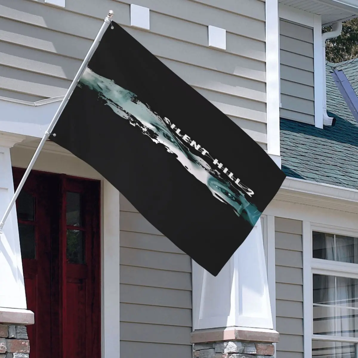 Silent Hill 2 Classic Home Sceneryoutdoor Decorations Lawn Outdoor Wall Banner Flag