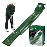 Mini Golf Green Putter Mat Portable Indoor and Outdoor Golf Practitioner PM015 1
