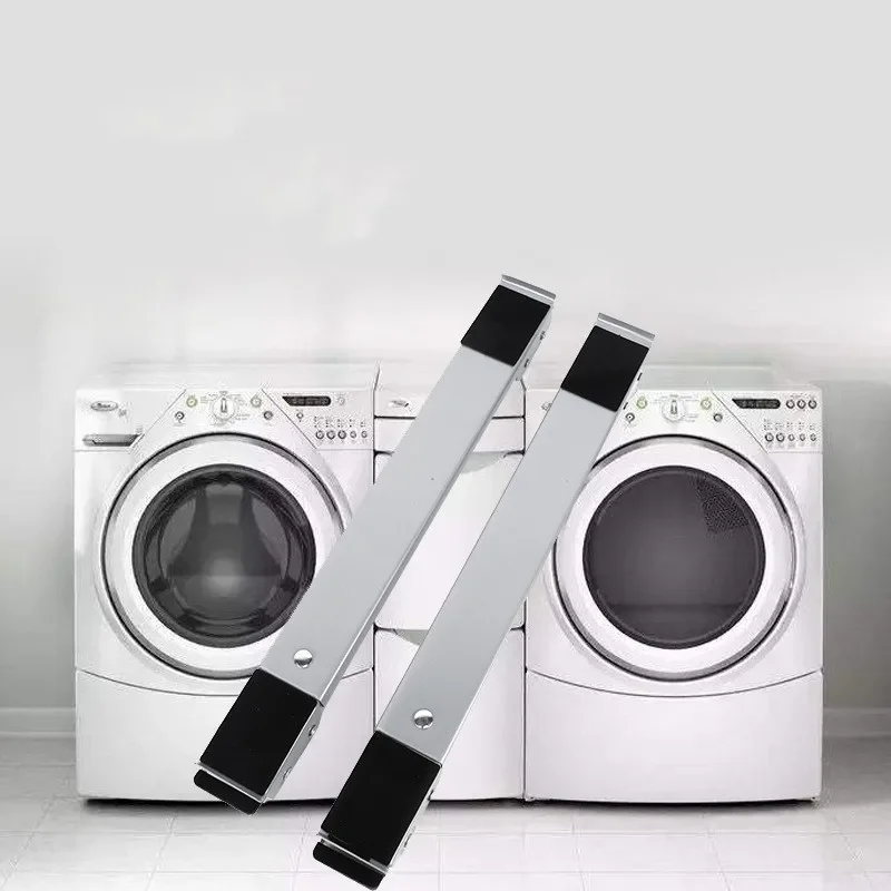 

Trolley For Machine Washing Feet Dryer Refrigerator Base Adjustable Fridge Wheel Appliance Stand Telescopic Home Movable