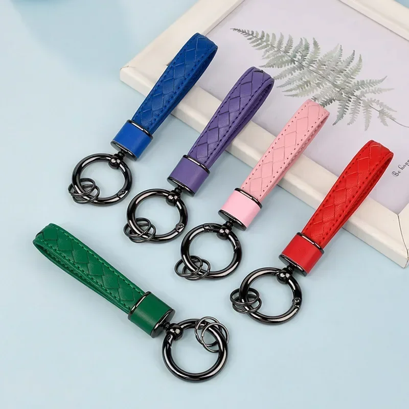 

PU Leather Keychain For Men And Women Car Key Chains Pendant Crocodile Pattern Custom Keyring Couple Lover Valentine's Gift