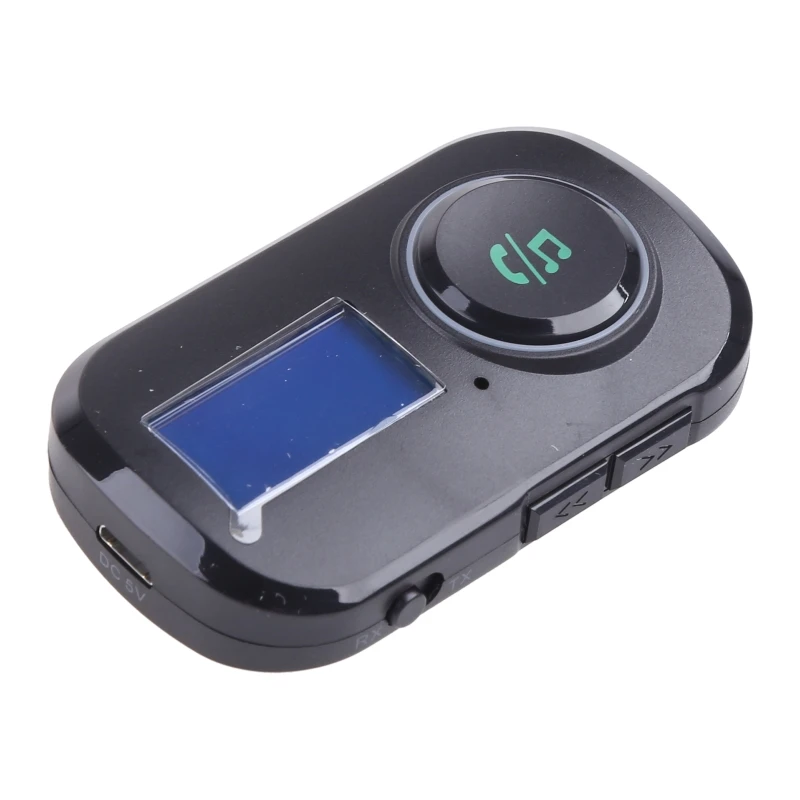 

AUX Input Bluetooth-compatible Receiver for Music Streaming Small Piece Car Kits