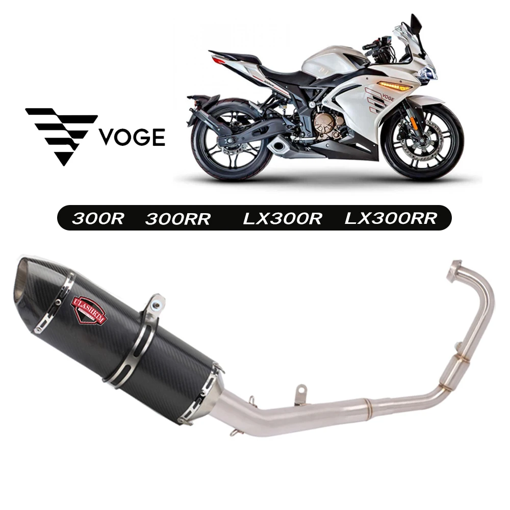 Scarico Moto Per Voge 300R 300Rr Lx300R Lx300Rr Marmitta Scarico Fuga Loncin 300 500