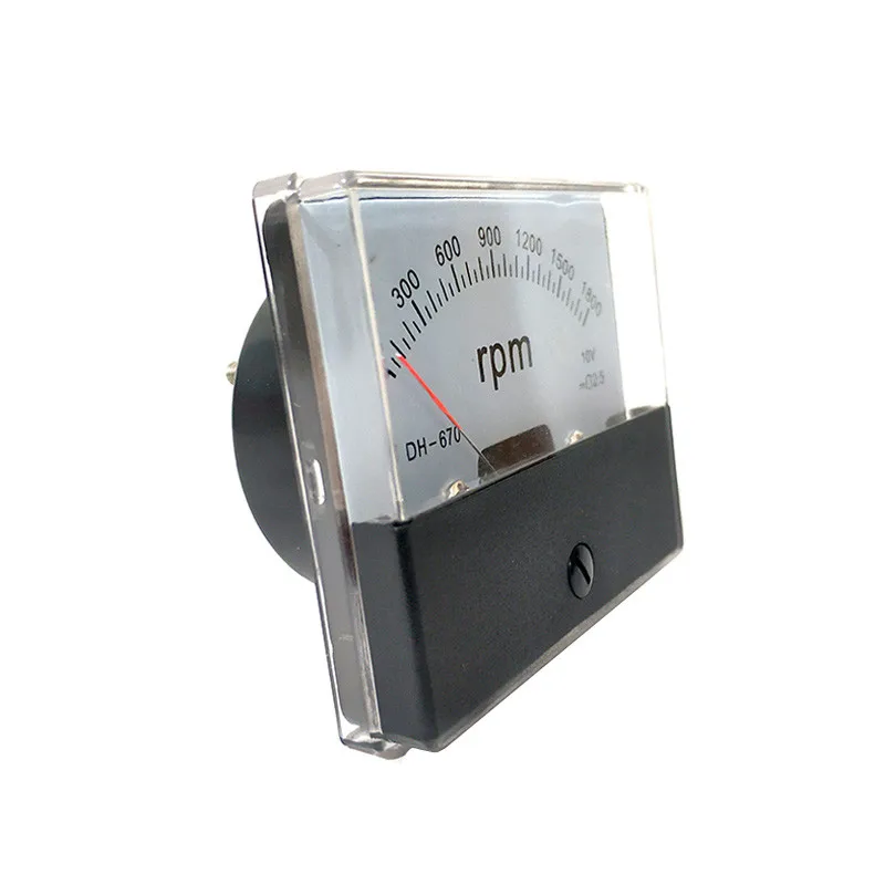 아날로그 속도계 패널 속도 계량기 가변 계량기 게이지, DH670, 1500rpm, 1800rpm