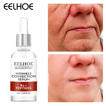 B3 Peptide Remove Wrinkle Serum Firming Lifting Anti-Aging Fade Fine Lines Face Essence For Treatment Facial lines Forehead Car 1