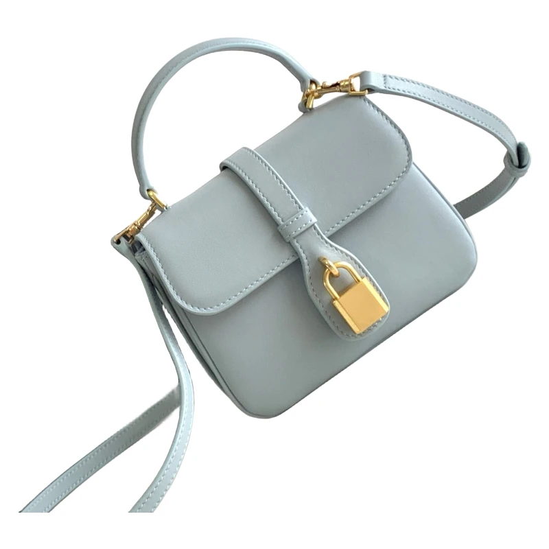 

Women's leather handbag, fashionable handbag, trendy organ bag