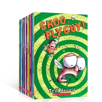 15 Books / Set English Usborne Books for Children Kids Picture Books Baby Famous Story The Fly Guy Series Fun Reading Story Book 1
