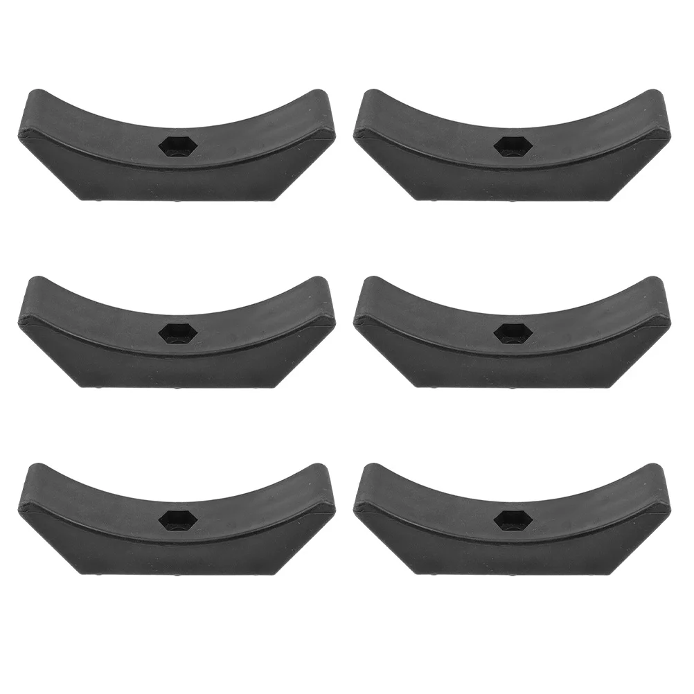 

Dumbbell Saddle Rack Weight Holder: 6pcs Dumbbell Cradles Weight Lifting Stand Dumbbell Bracket for Gym Home Workout Black