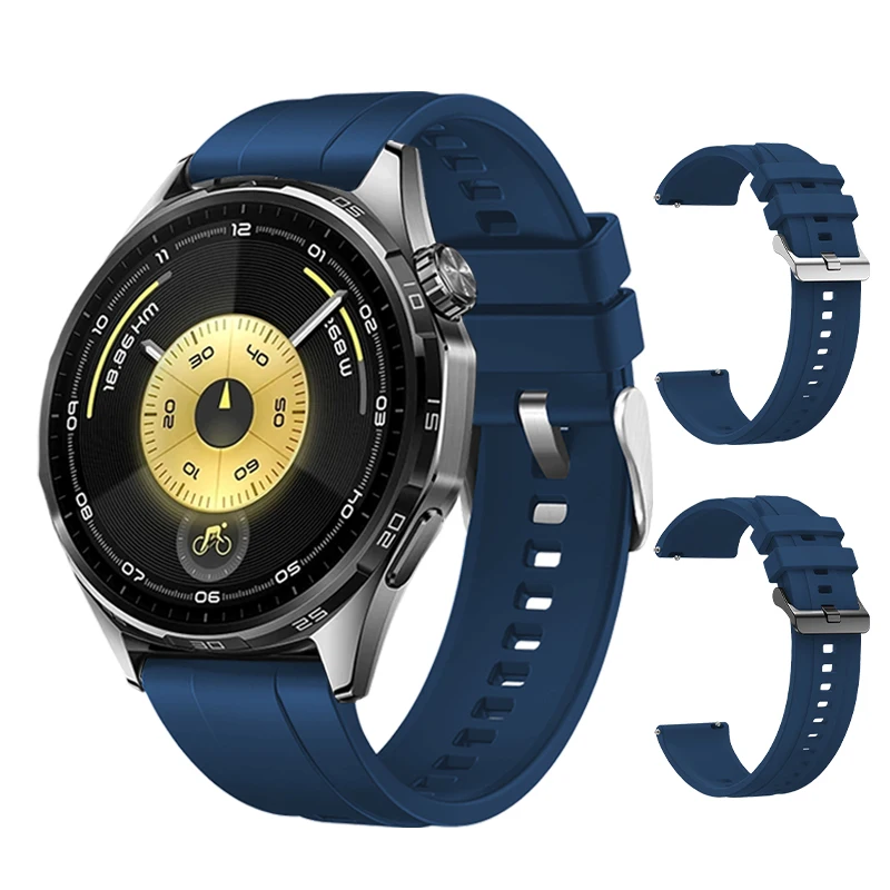Premium Silicone Watch Strap - Classic & Stylish 22mm фит