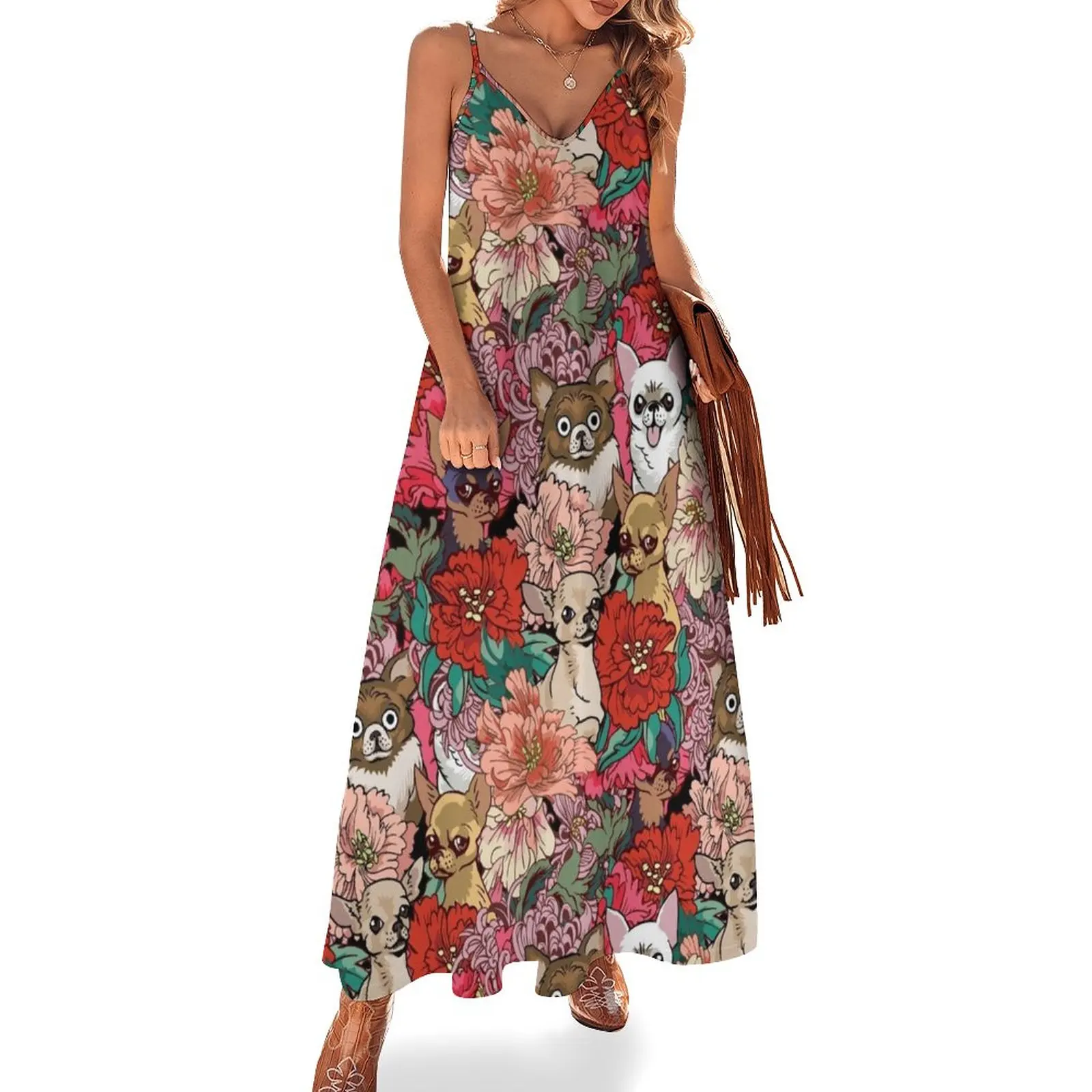 

Because Chihuahua Sleeveless Dress evening dress Evening gown