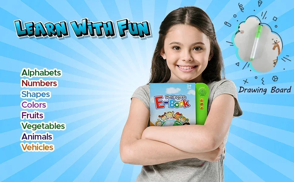 Interaktives Lernbuch Mit Stift Für Kinder Englisch_voghion.com