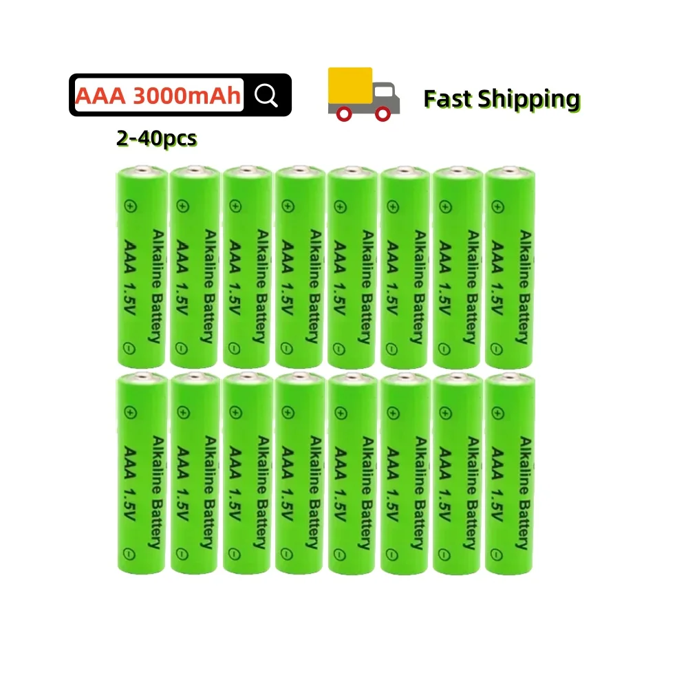 Rechargeable Lithium Batteries Rechargeable Nickel Zinc Batteries Rechargeable Nickel Metal Hydride Batteries Disposable Alkaline Batteries Original Rechargeable Battery AAA 3000mAh 1.5V for Computer Clock Radio Video Game Digital Camera AAA battery
