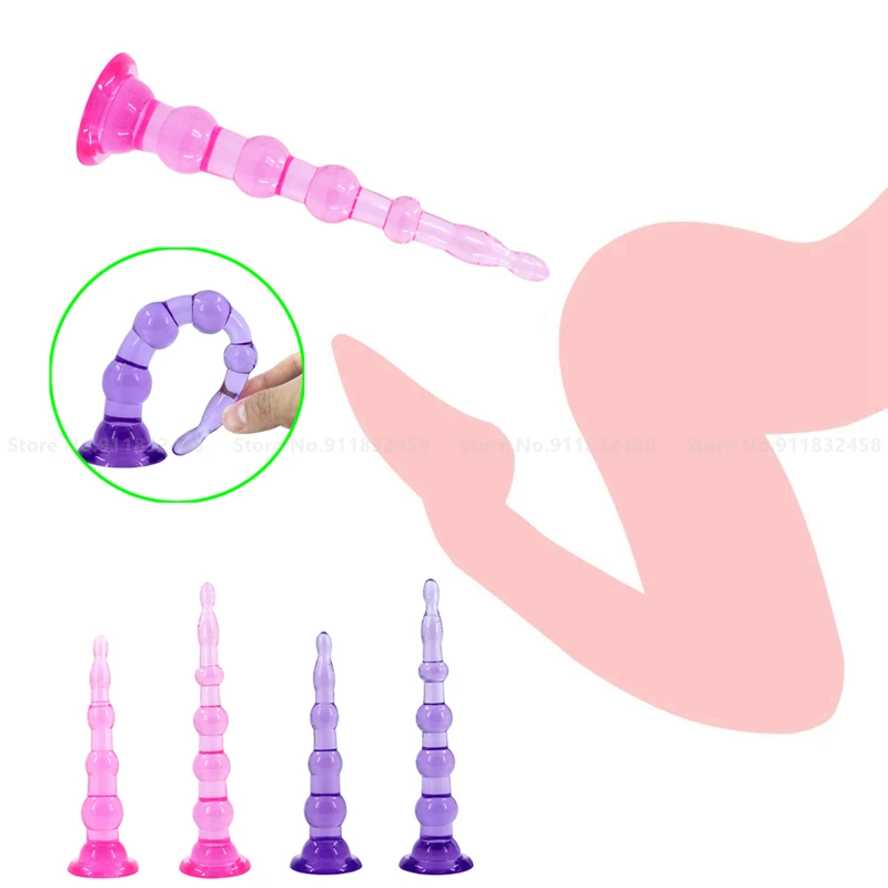 Plug anale con sfere stimolatore di prostata per uomo_voghion.com