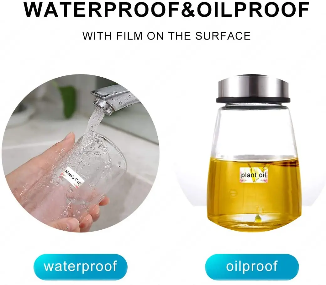 Niimbot D110 Label Maker Tape Sticker D11 Label Paper Self-adhesive Waterproof White Niimbot D101 for Niimbot Printer 12-15mm