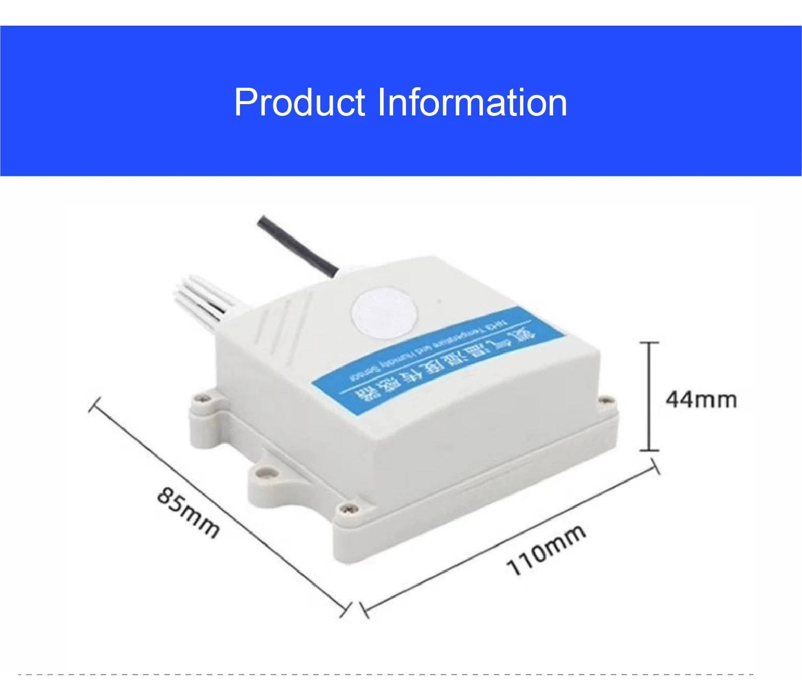 High Sensitivity Ammonia Gas Detector NH3 Sensor Wall Mounted 4-20mA RS485 Outpu