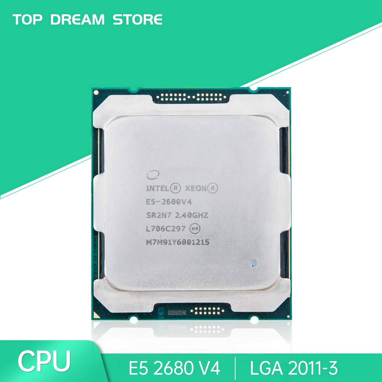 Processador Intel Xeon E5-2680 V4 E5 2680 V4 Cpu 2.4ghz Lga 2011-3 ...