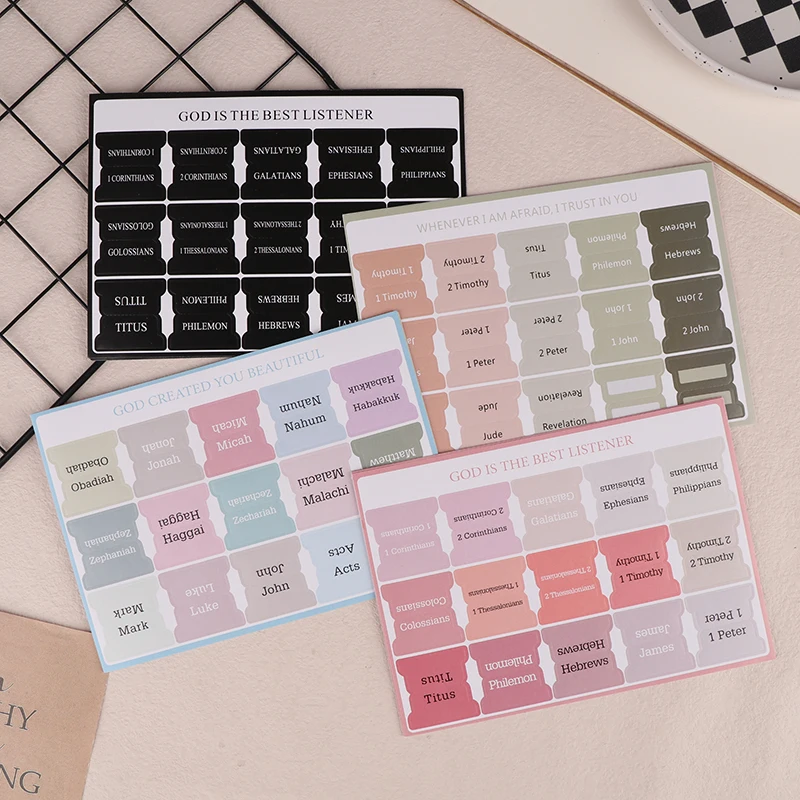 Boho-Themed Laminated Bible Study Tabs (Set of 5)