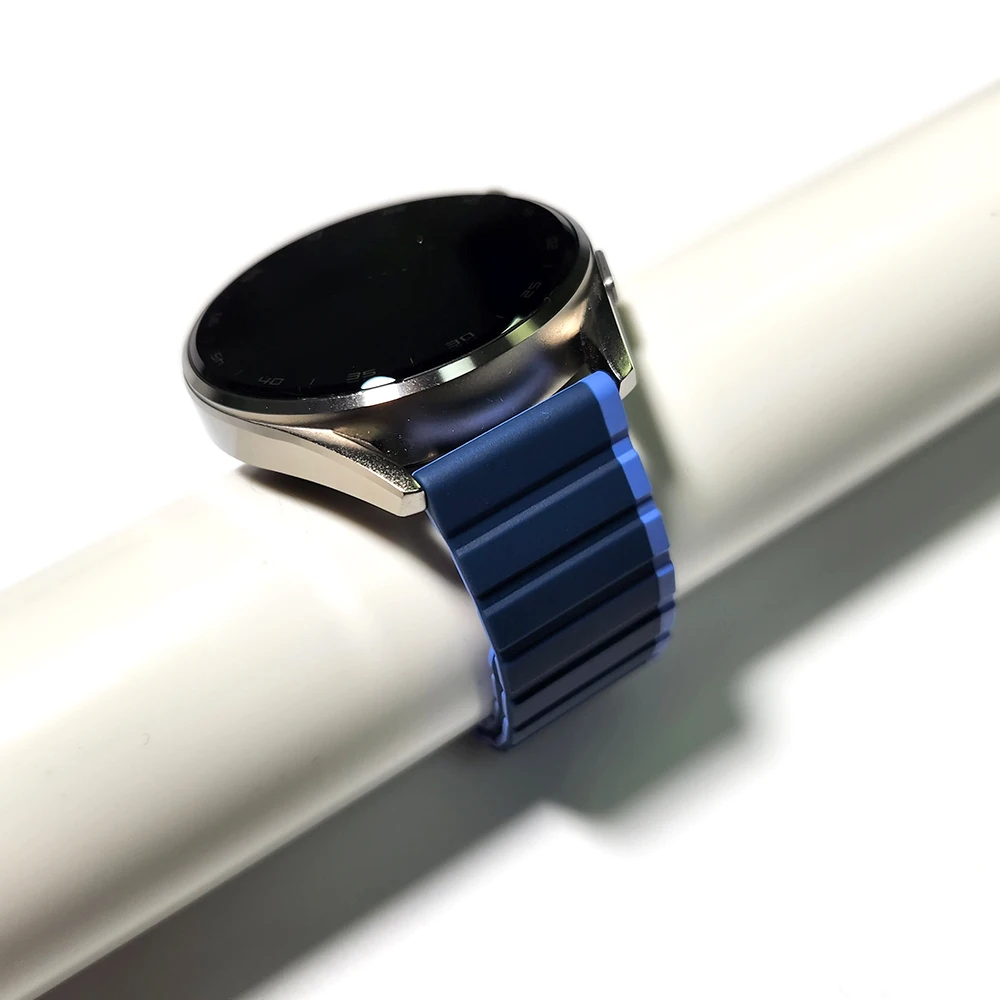 Magnetic Silicone Strap For Amazfit Bip U Pro/Bip 3 Pro 20mm Band For Amazfit GTS 2 3 4 Mini Wristband Watchband Bracelet