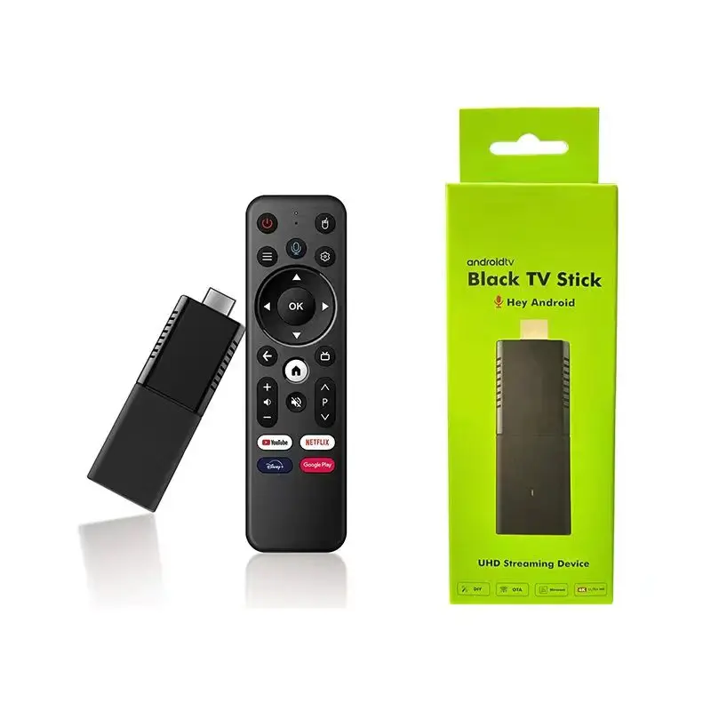 iATV 4K Smart TV Stick 1080P 4K Stickfire 2GB 16GB Quad Core BT4.0 5G WiFi  Firestick Android 10.0 with BT Voice Remote Control fire Stick tv 4k fire